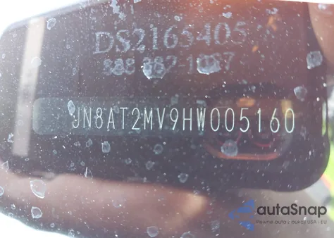 2017 Nissan Rogue S из США, поврежденный, VIN JN8AT2MV9HW005160